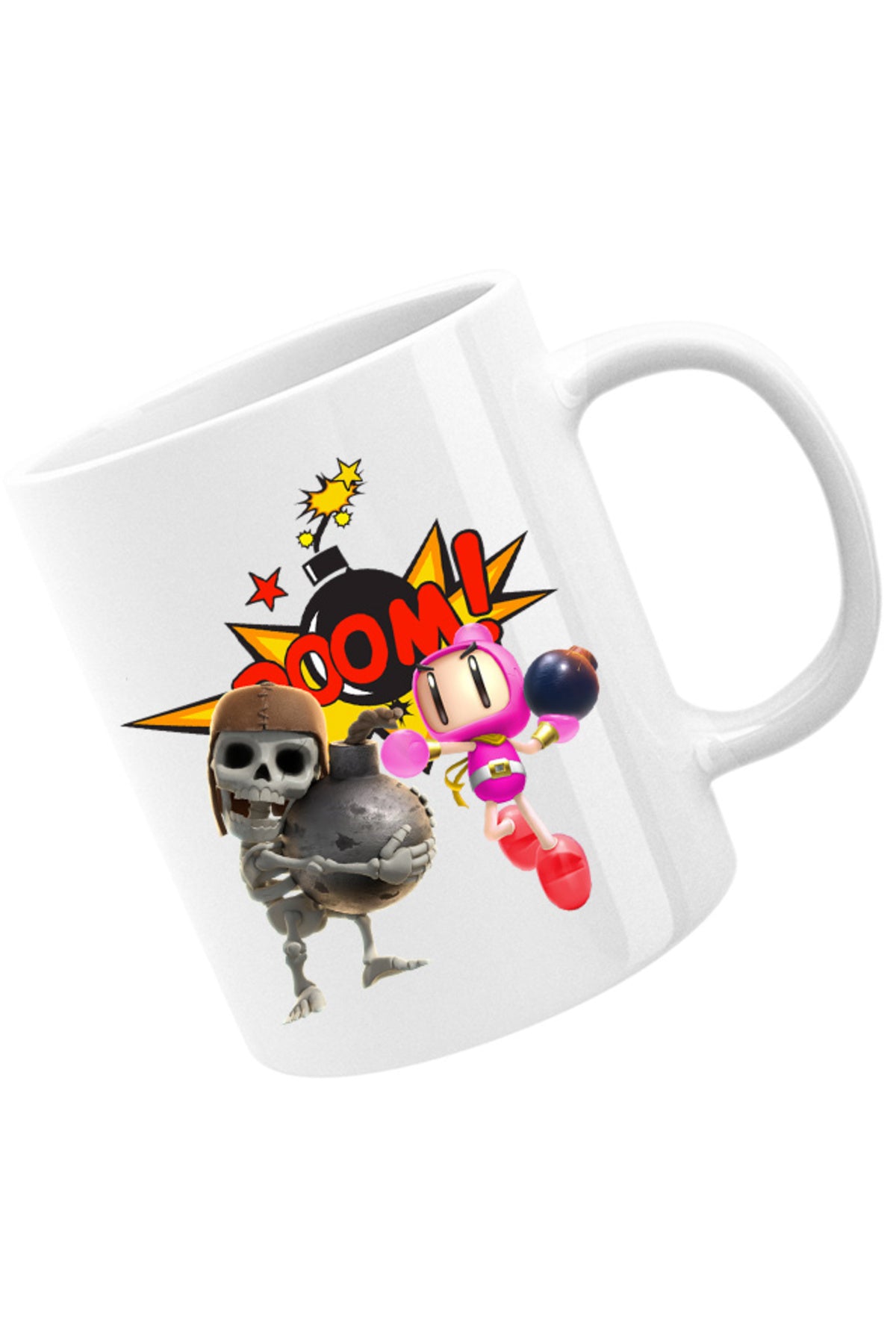 Cana Clash Royale Bomberman Skeleton Special Ability, alba, 330 ml