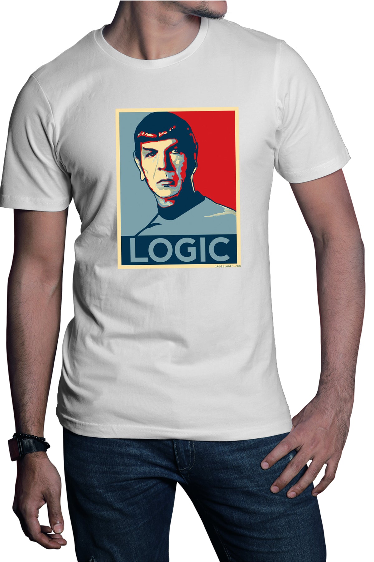 Tricou barbati Star Trek Spock Leonard Nimoy Vulcan Logic
