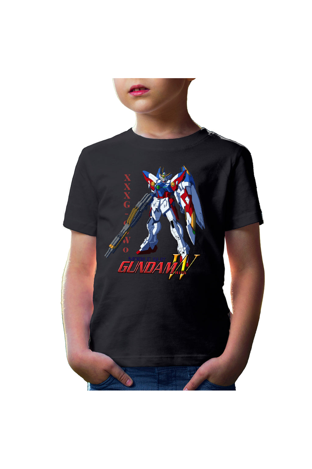 Tricou copii dam Wing Heero Colorful