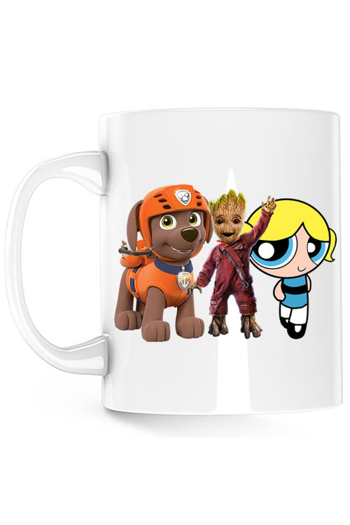 Cana Baby Groot Bubble Paw Patrol Dog Blonde PowerPuff, alba, 330 ml