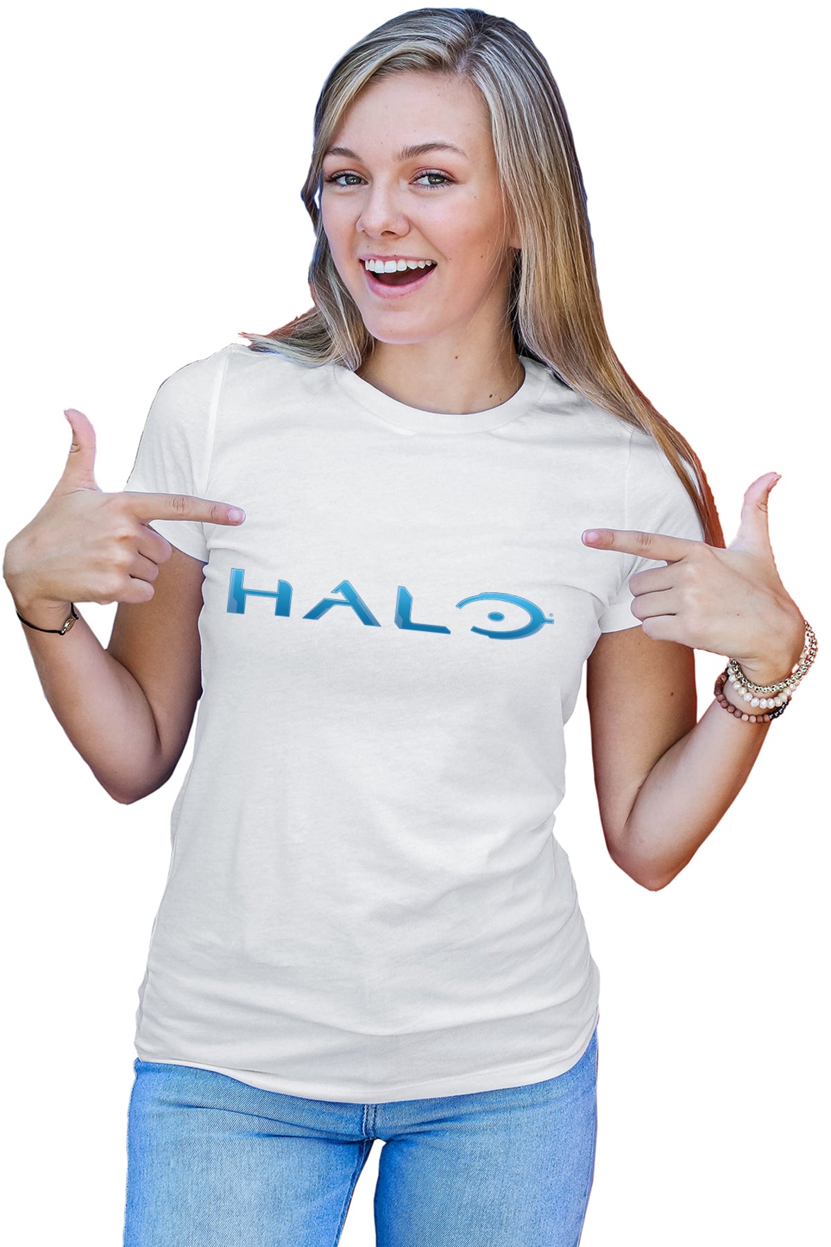 Tricou dama Halo The Master Chief Spartan Hero Logo