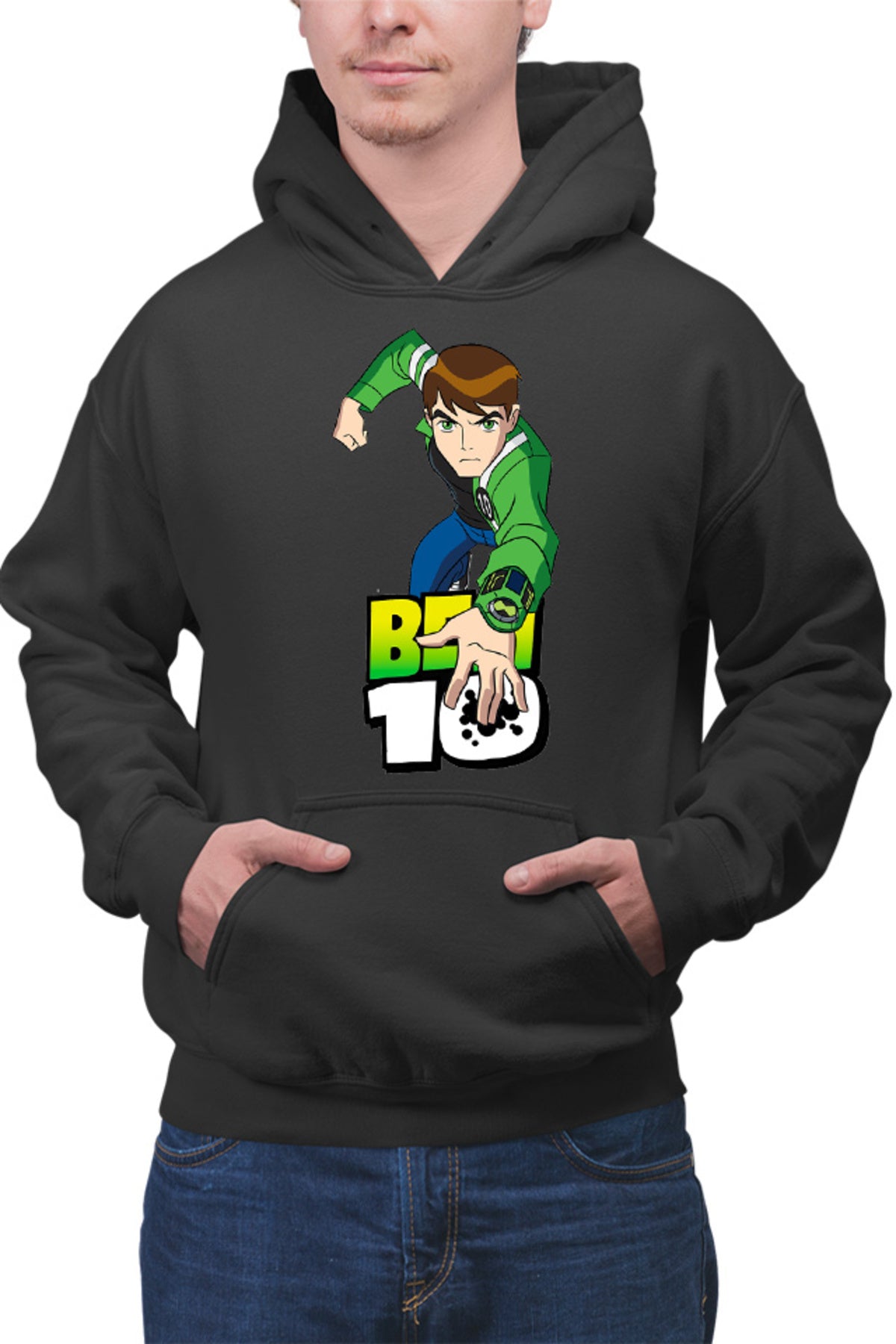 Hanorac barbati Ben 10 Logo Comedy Action Sci-fi Monsters Fight