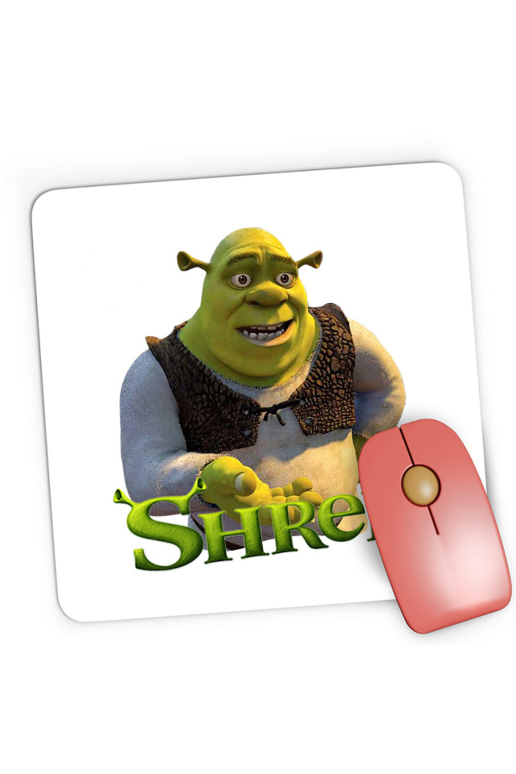 Mousepad Gaming Shrek Logo Monster Orc Medieval, 21x19 cm