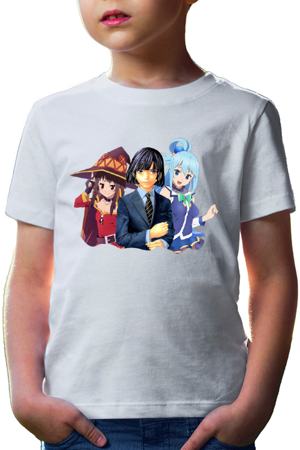 Tricou copii Hikaru no Go Akira Aqua Megumi Konosuba God Magic Paranormal