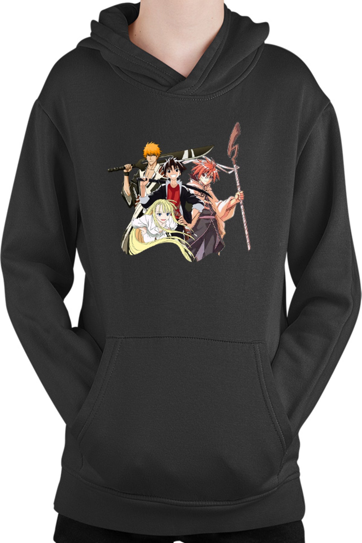 Hanorac copii UQ Holder Touta McDowell Negi Ichigo Bleach