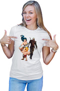 Tricou dama Clash of Clans Witcher Wonder Woman Infantry