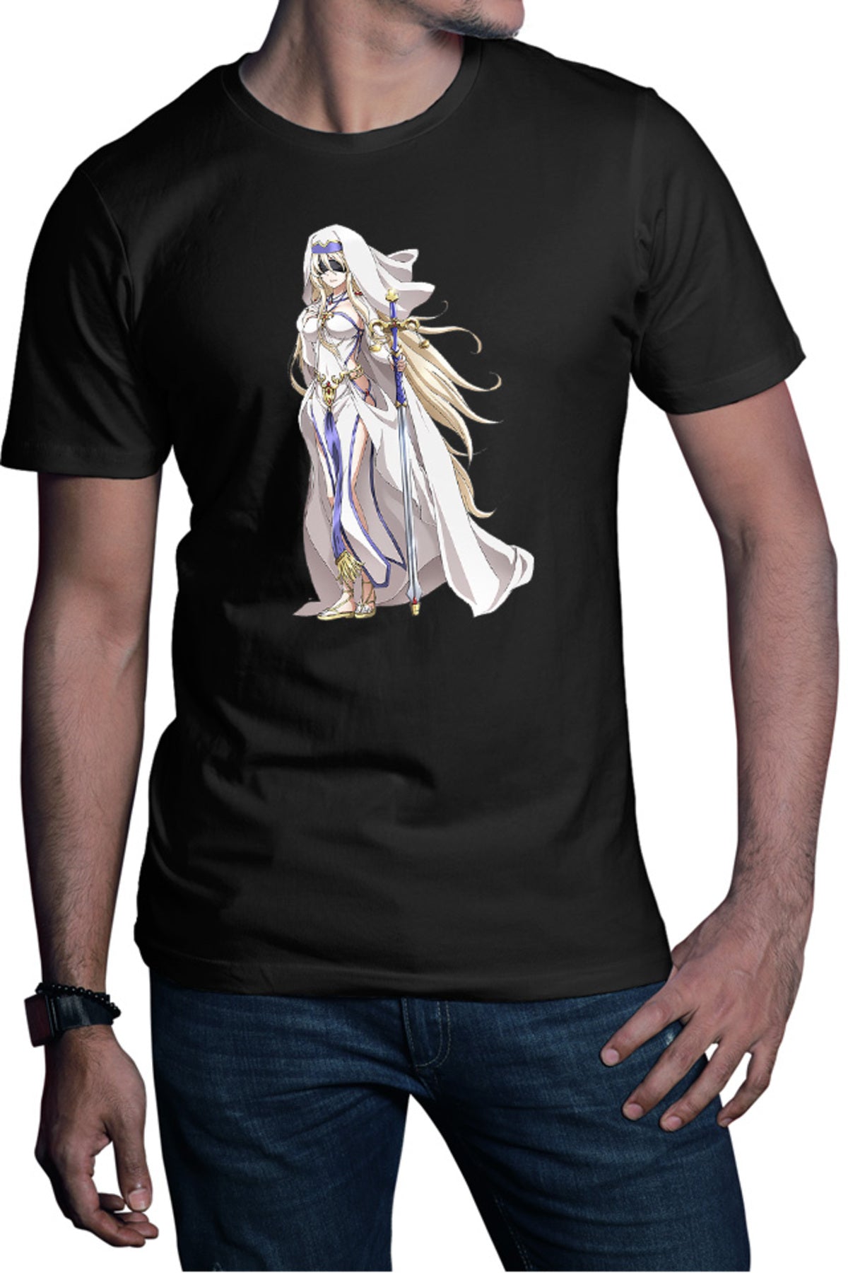 Tricou barbati Goblin Slayer Onna Shinkan Church Nun Bishoujo Beautiful Mage