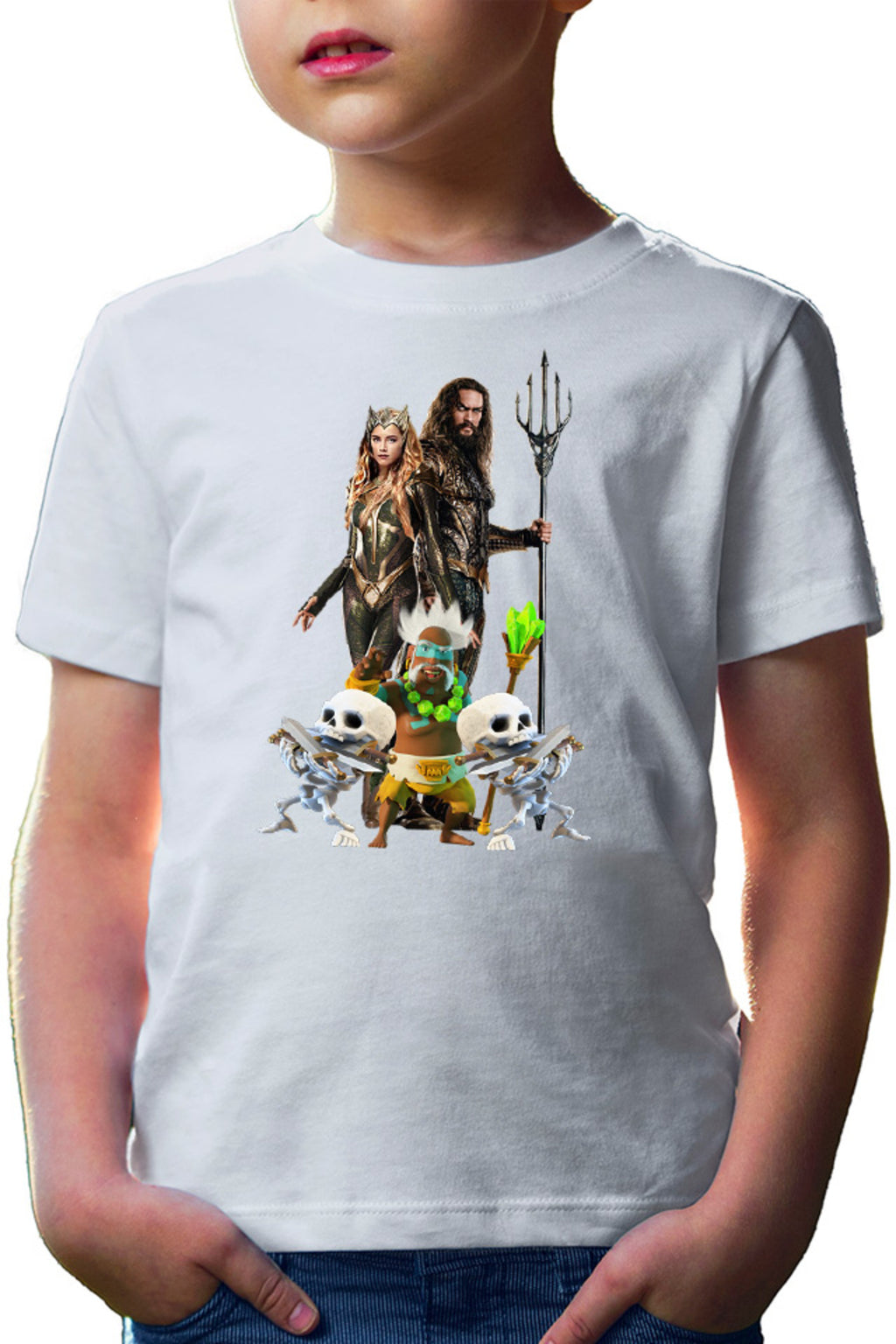 Tricou copii Aquaman Brawl Stars Gameplay Strategy Clash Royale