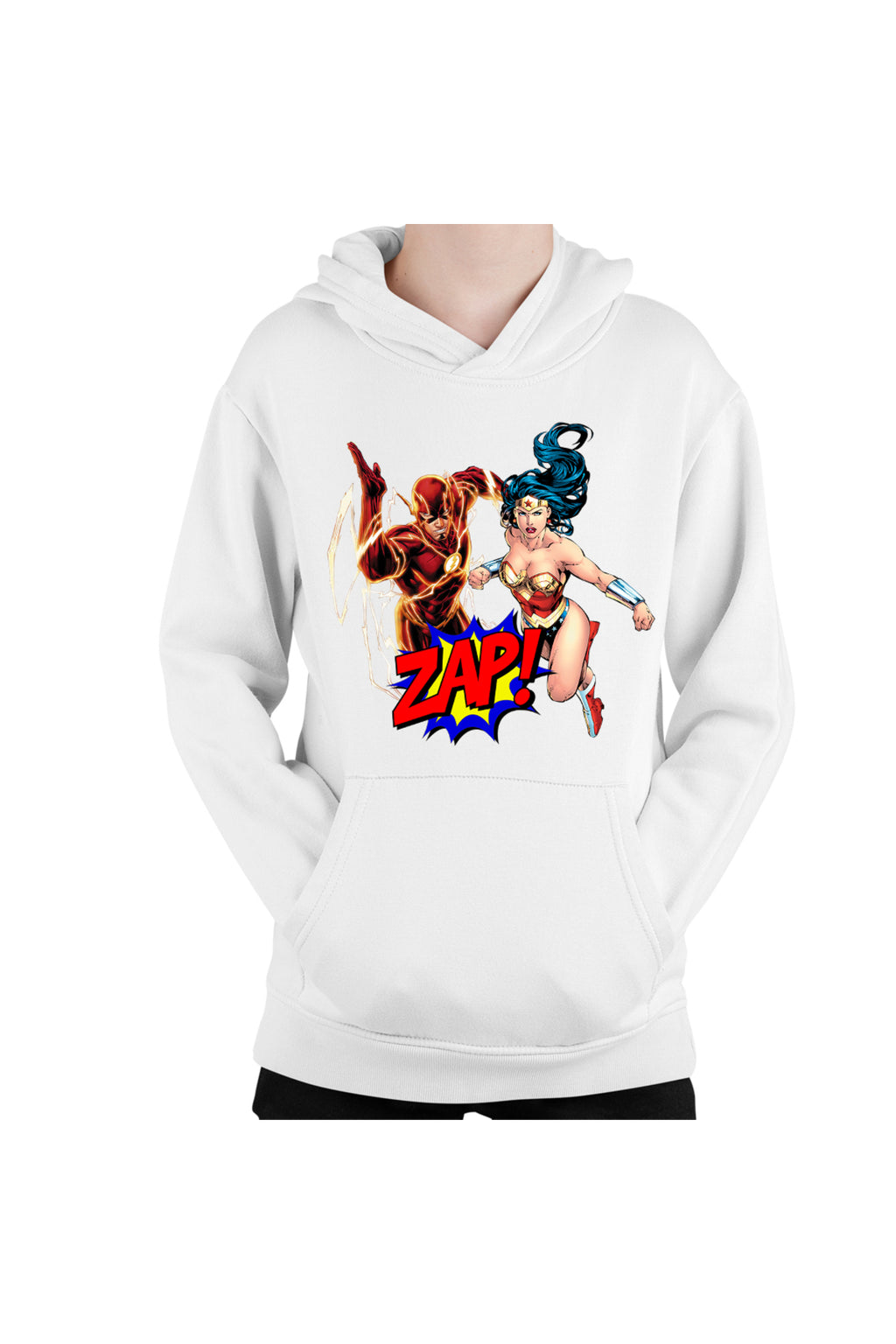 Hanorac copii The Flash Wonder Woman Girl Power