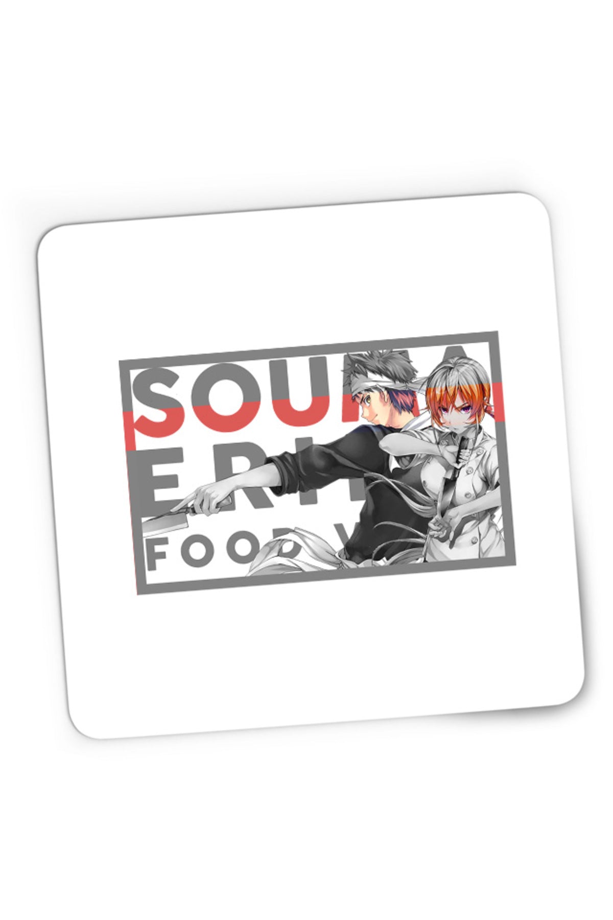 Mousepad Gaming Food Wars Souma Erina Manga Knife Anime Rosub, 21x19 cm