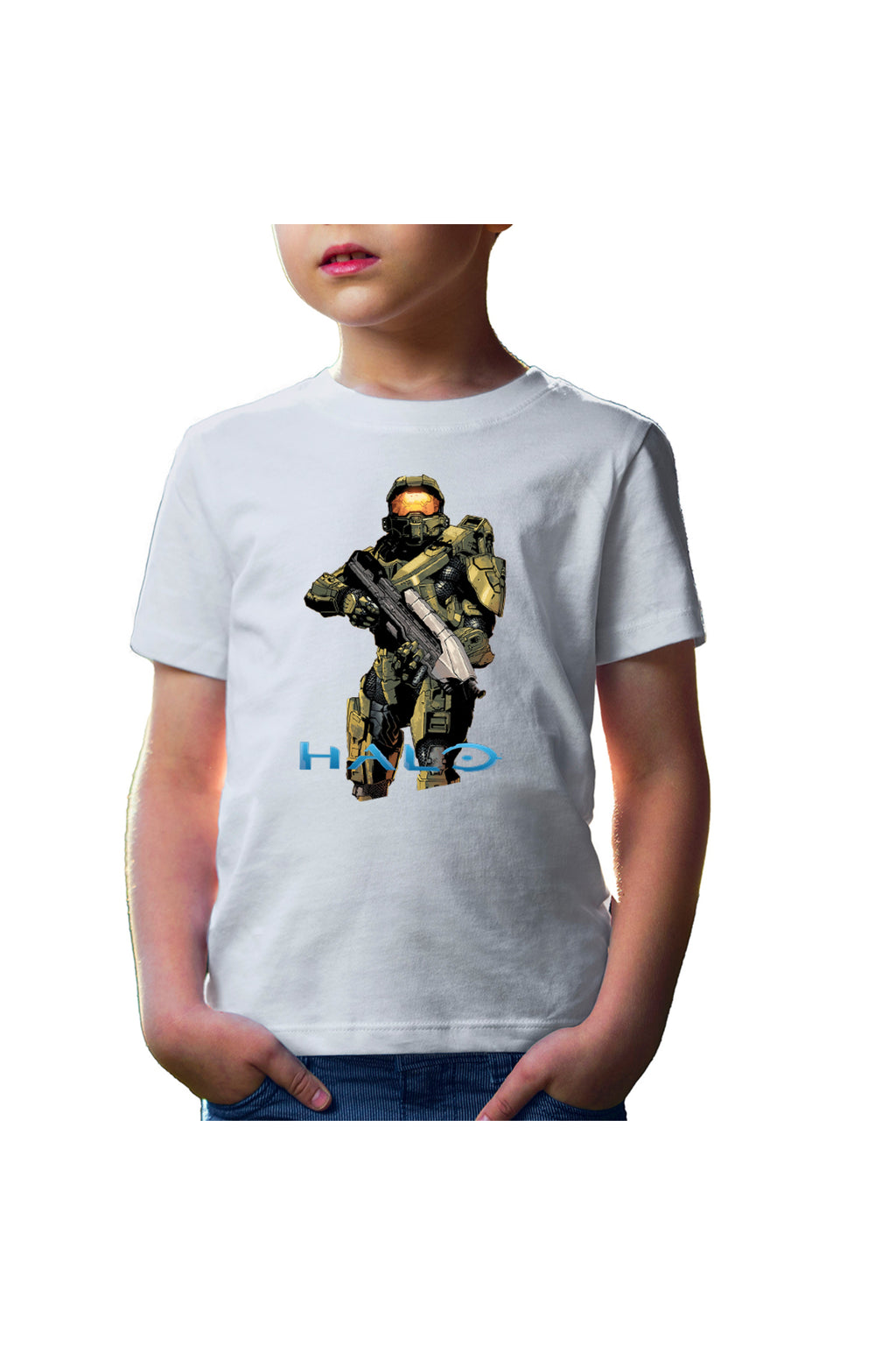 Tricou copii Halo Spartan Soldier Army Hero Master