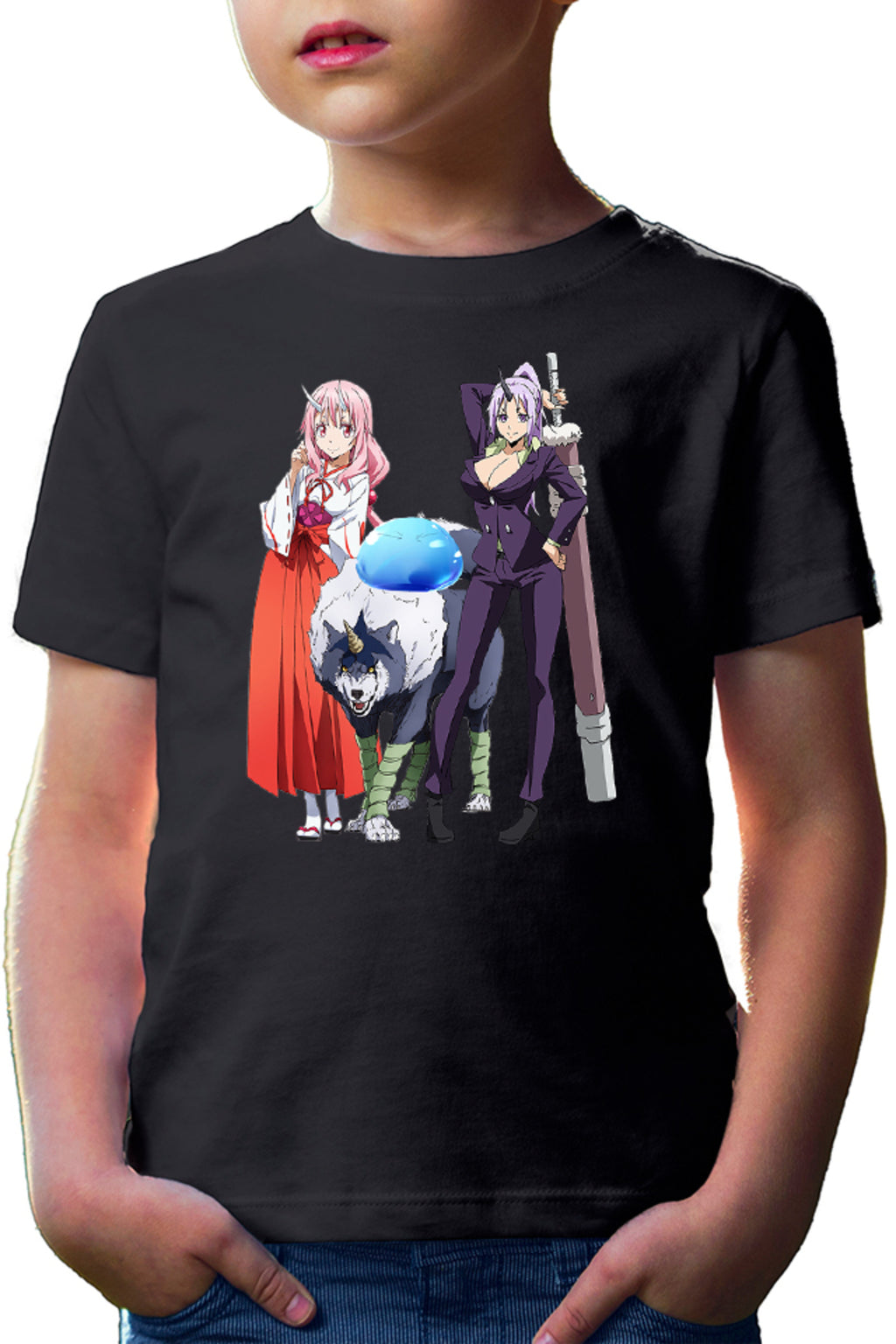 Tricou copii TenSura Slime Isekai Shuna Ranga Rinmuru Shin Anime