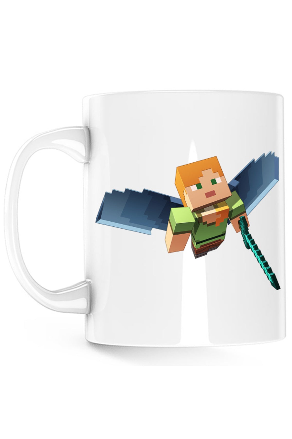 Cana Minecraft Elytra Nether End Fly Dragon End Game, alba, 330 ml