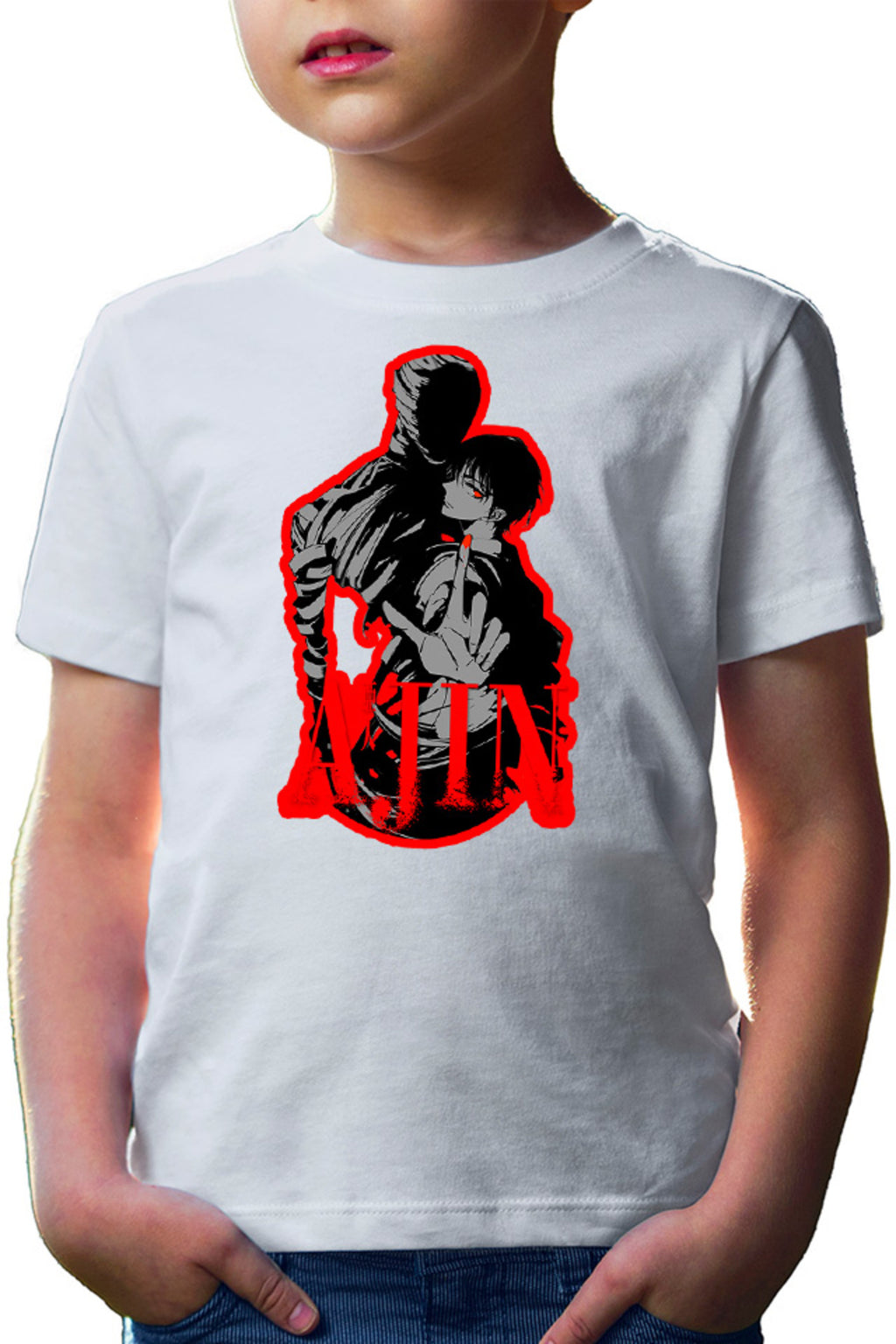 Tricou copii Ajin Nagai Kei Gore Paranormal Horror Anime