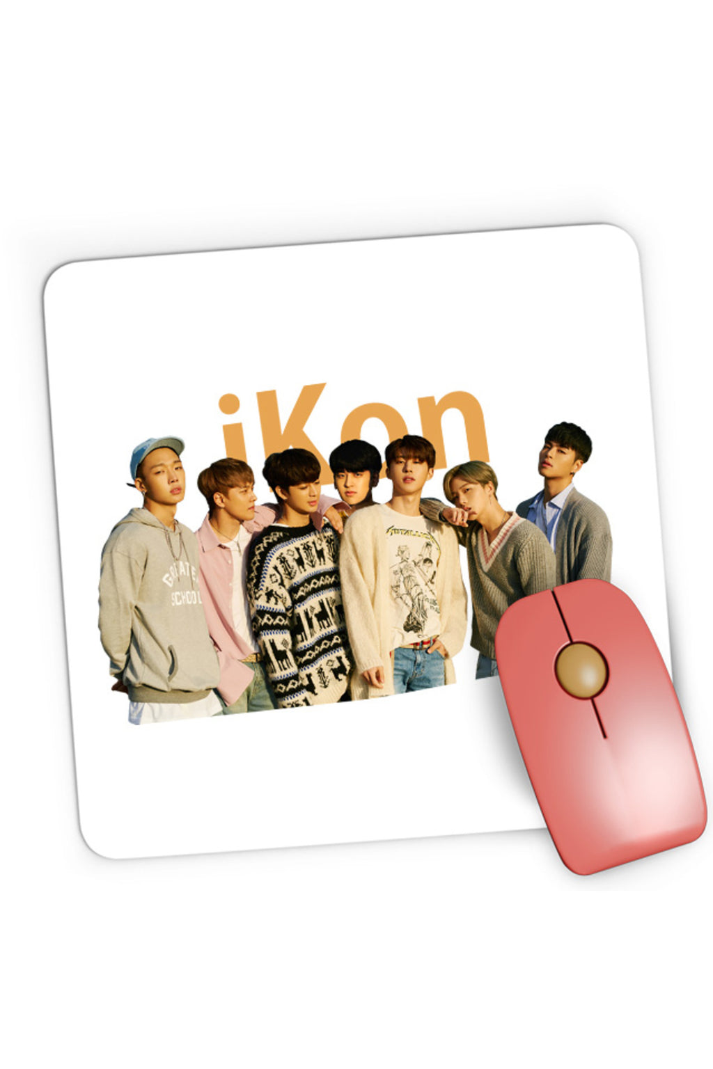 Mousepad Gaming iKon Group Western Outfit Era ComeBack Live Stage Concert, 21x19 cm
