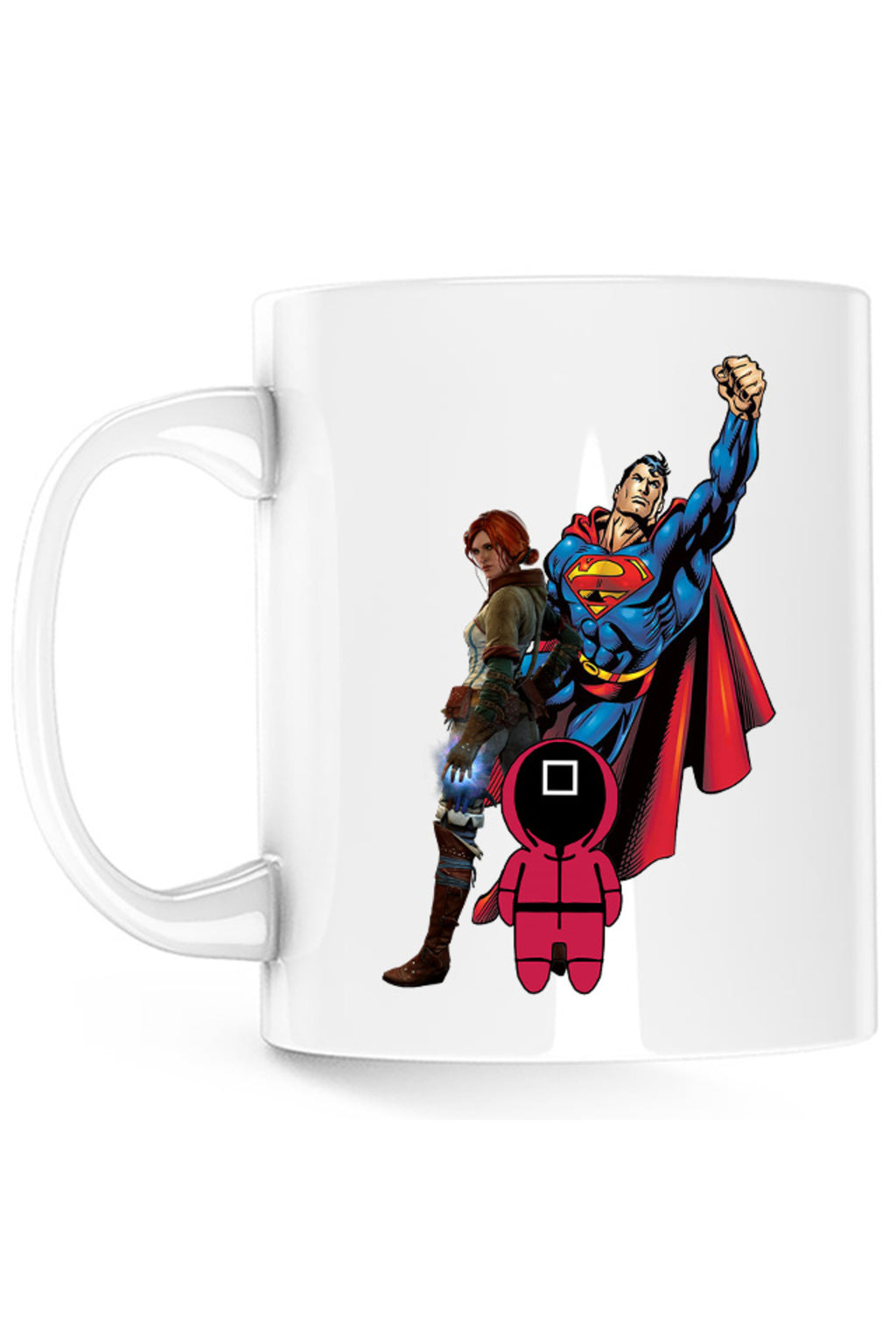 Cana Squid Game Superman Witcher Triss Superpowers, alba, 330 ml