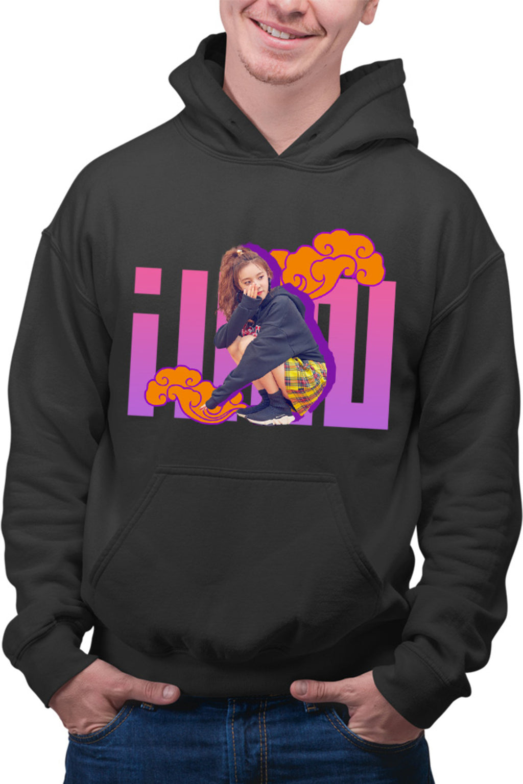 Hanorac barbati I-DLE Clouds Chinese Korean Minimalist Cute