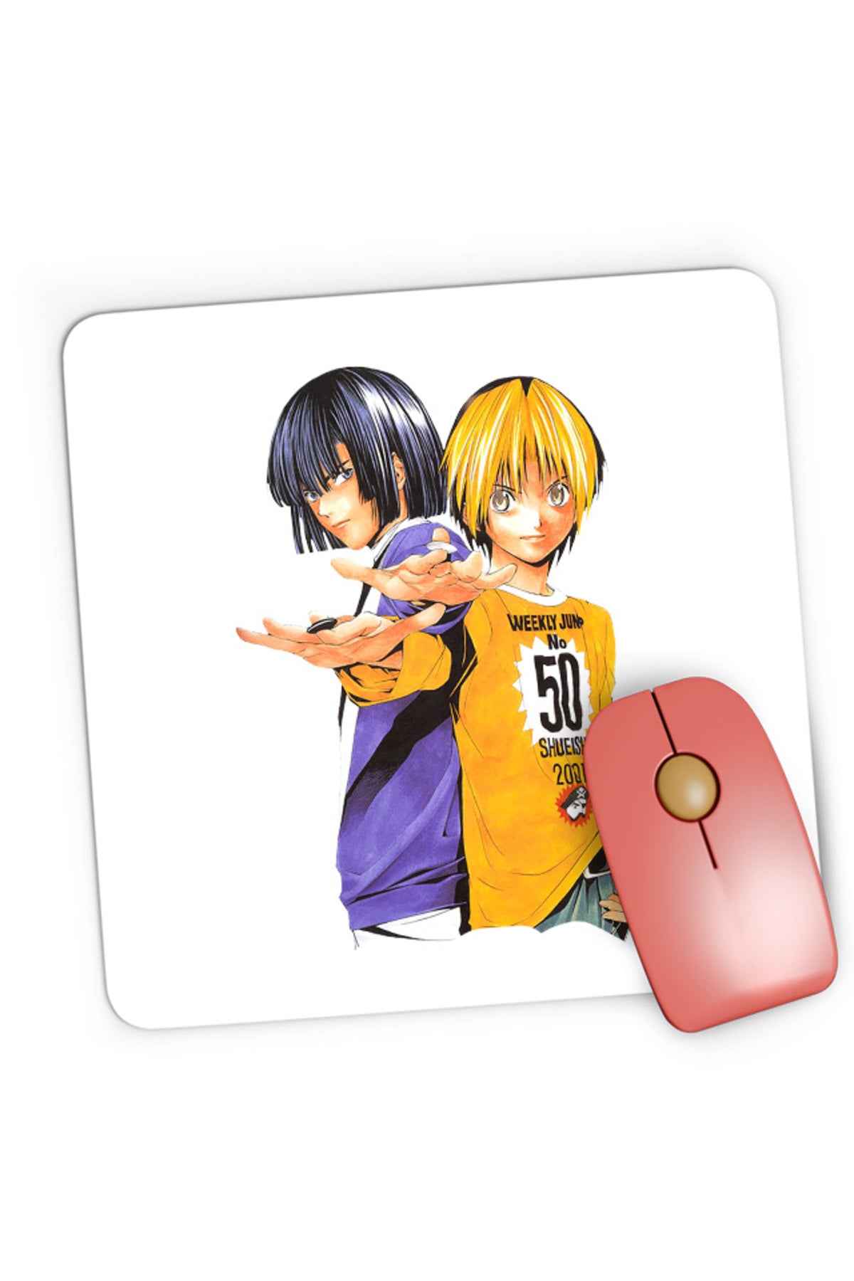Mousepad Gaming Hikaru no Go Rivals Akira Shinen Game Players Otaku Manga, 21x19 cm