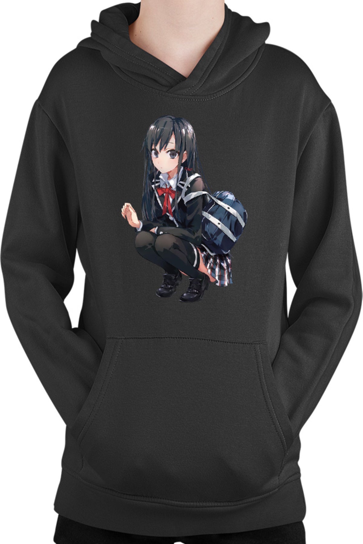 Hanorac copii OreGairu Yukino Yukinoshita Snow Panda School Girl