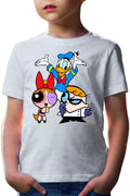 Tricou copii The Powerpuff Girls Donald Dexter Genius Science
