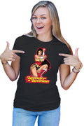 Tricou dama Wonder Woman Red Lady Cartoon English Power Star
