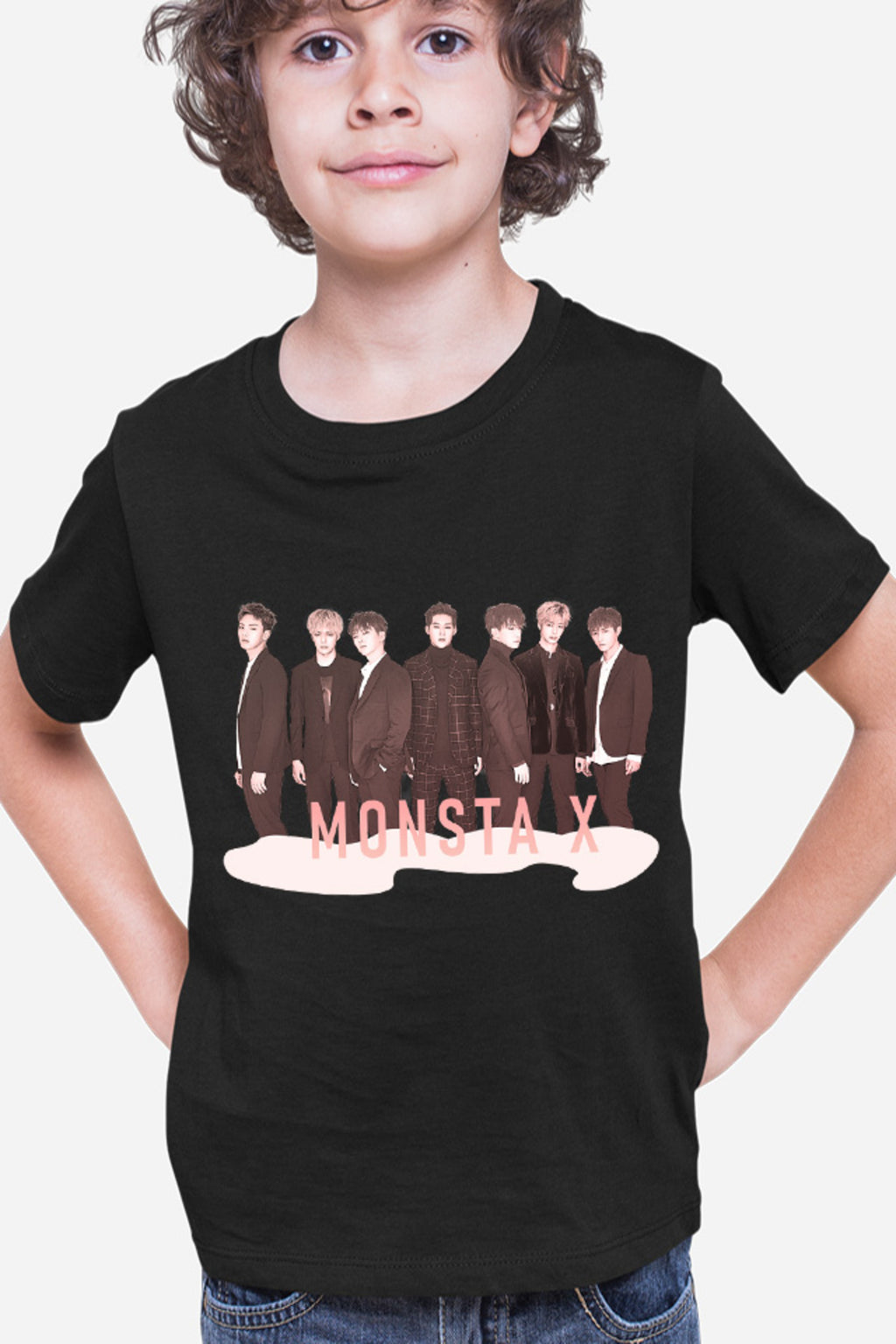 Tricou copii Monsta X Group Korean Artist MTV Dance Performance