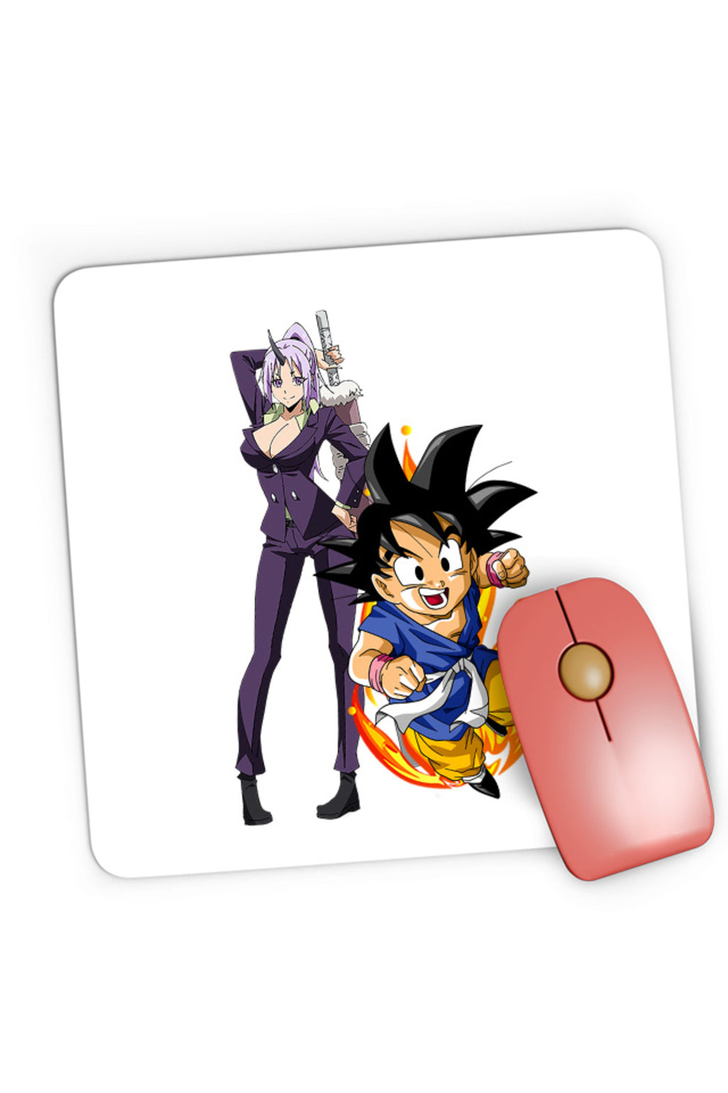 Mousepad Gaming TenSura Slime Isekai Shion Son Goku Shounen Anime, 21x19 cm