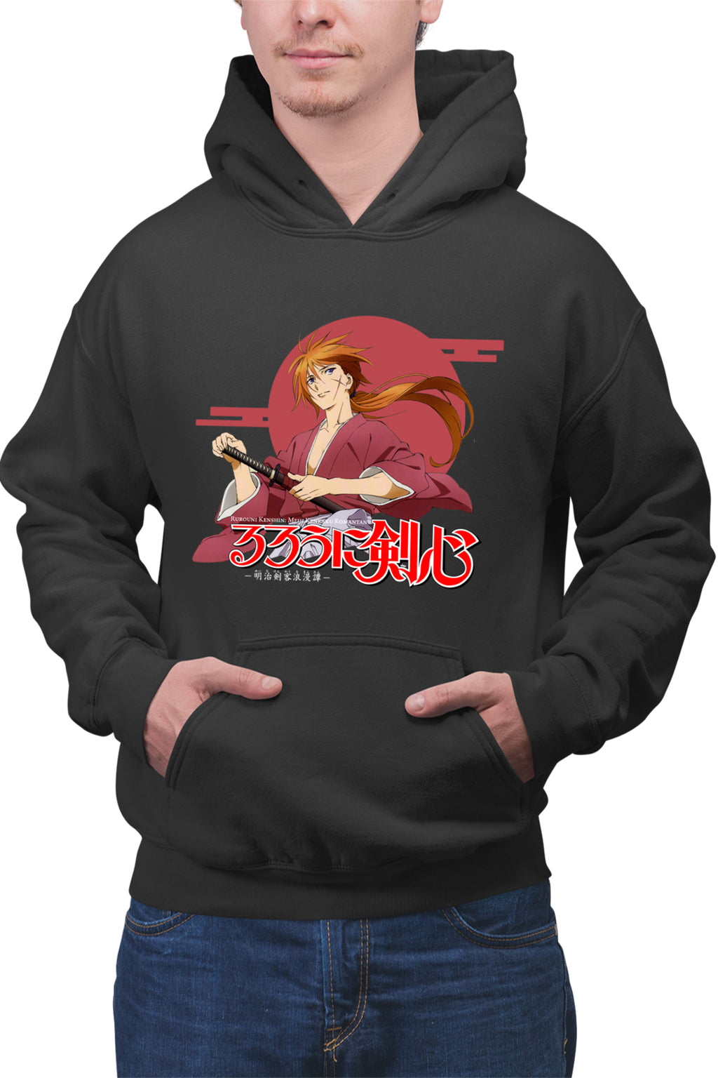 Hanorac barbati Rurouni Kenshin Japan Sun Samurai Kenji