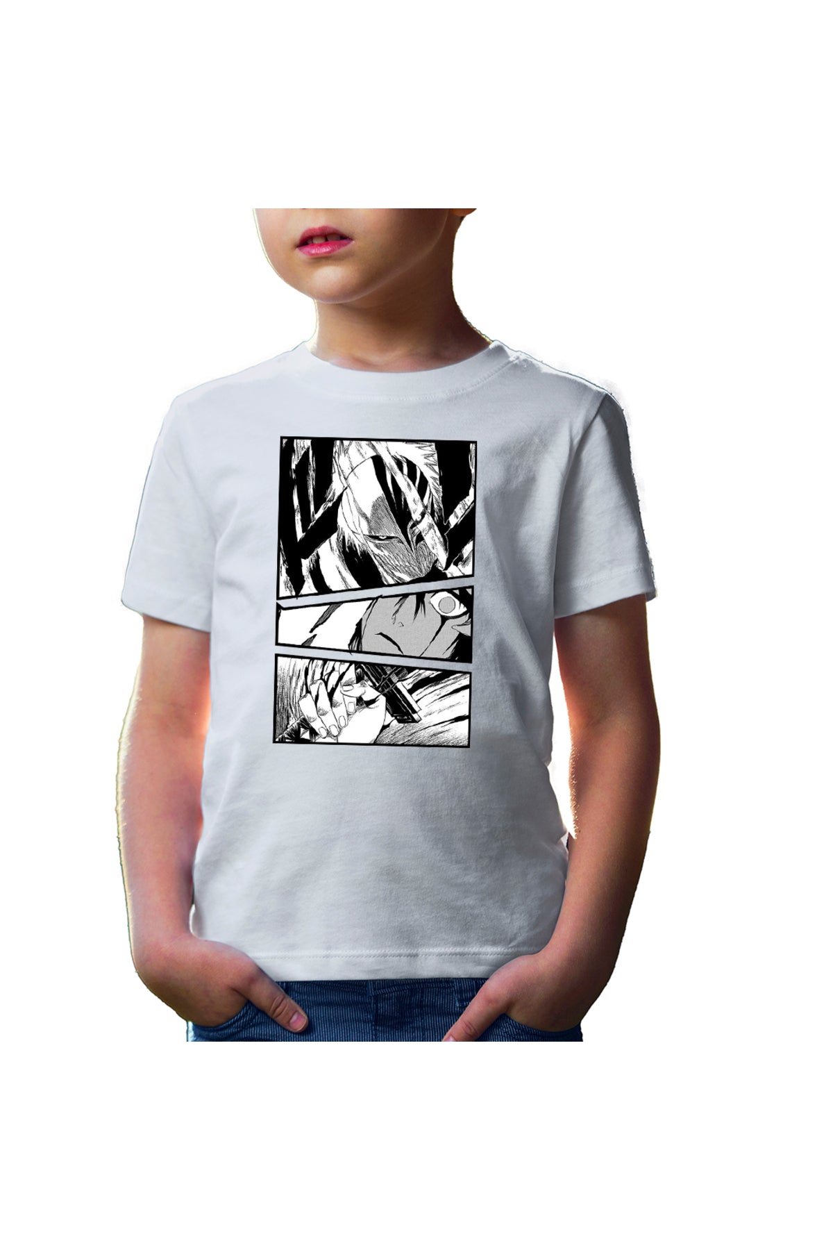 Tricou copii Bleach Ichigo Kurosaki Rukia Psiho