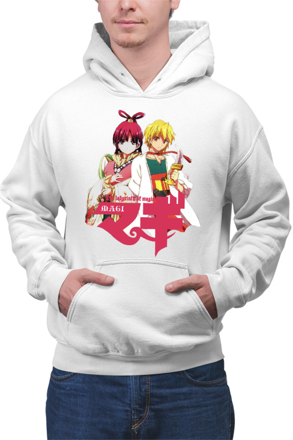 Hanorac barbati Magi The Labyrinth of Magic Kougyoku Queen Alibaba Protect