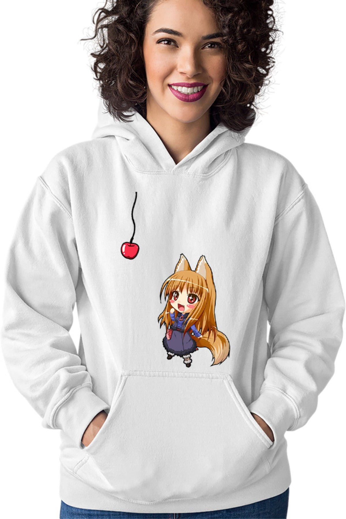 Hanorac dama Spice And Wolf Holo Anime Love Manga Chibi