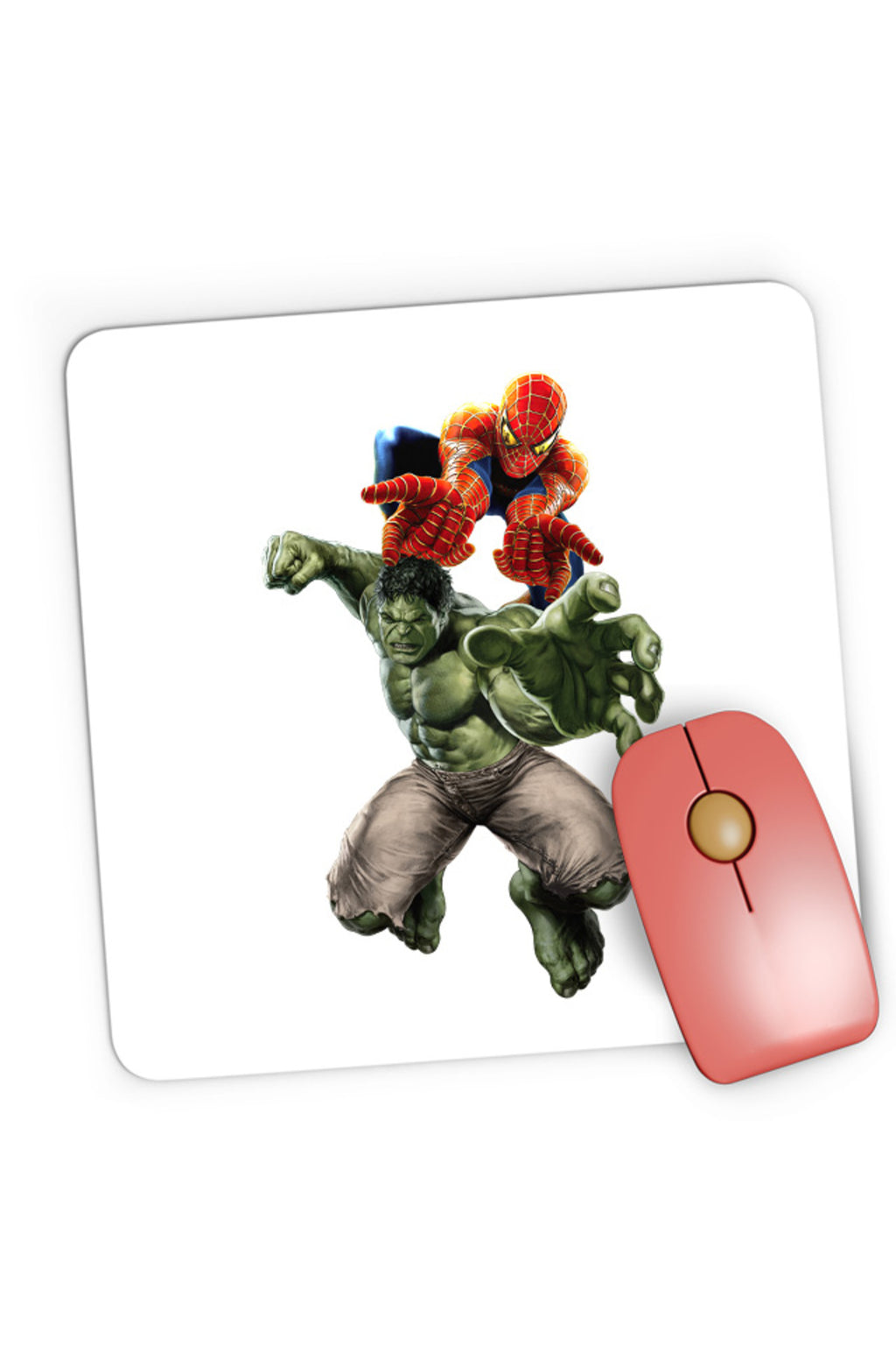 Mousepad Gaming Hulk Spiderman Incredible MacBook Pro Carol Fist, 21x19 cm
