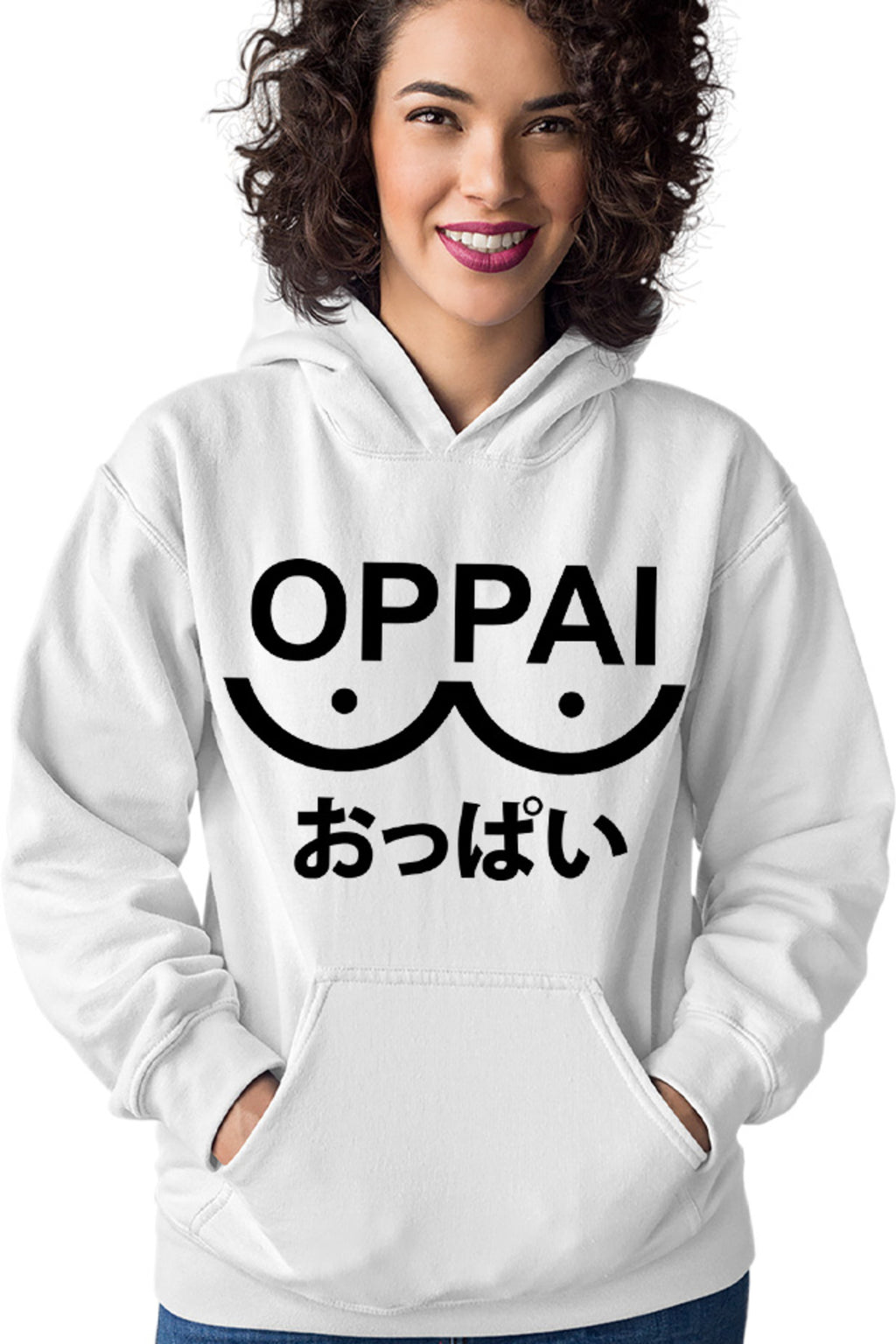 Hanorac dama One-Punch Man Oppai Saitama Meme Logo
