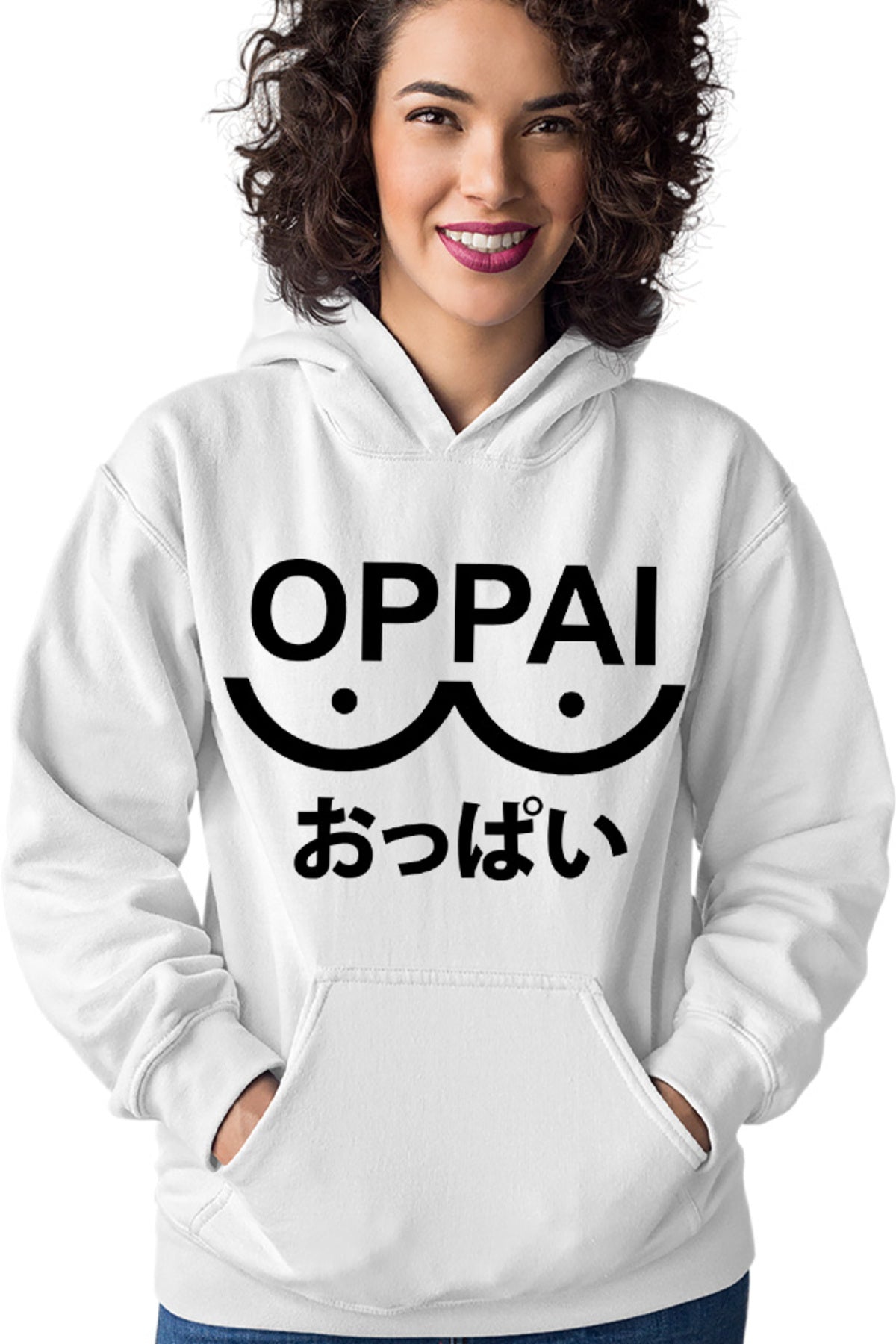 Hanorac dama One-Punch Man Oppai Saitama Meme Logo