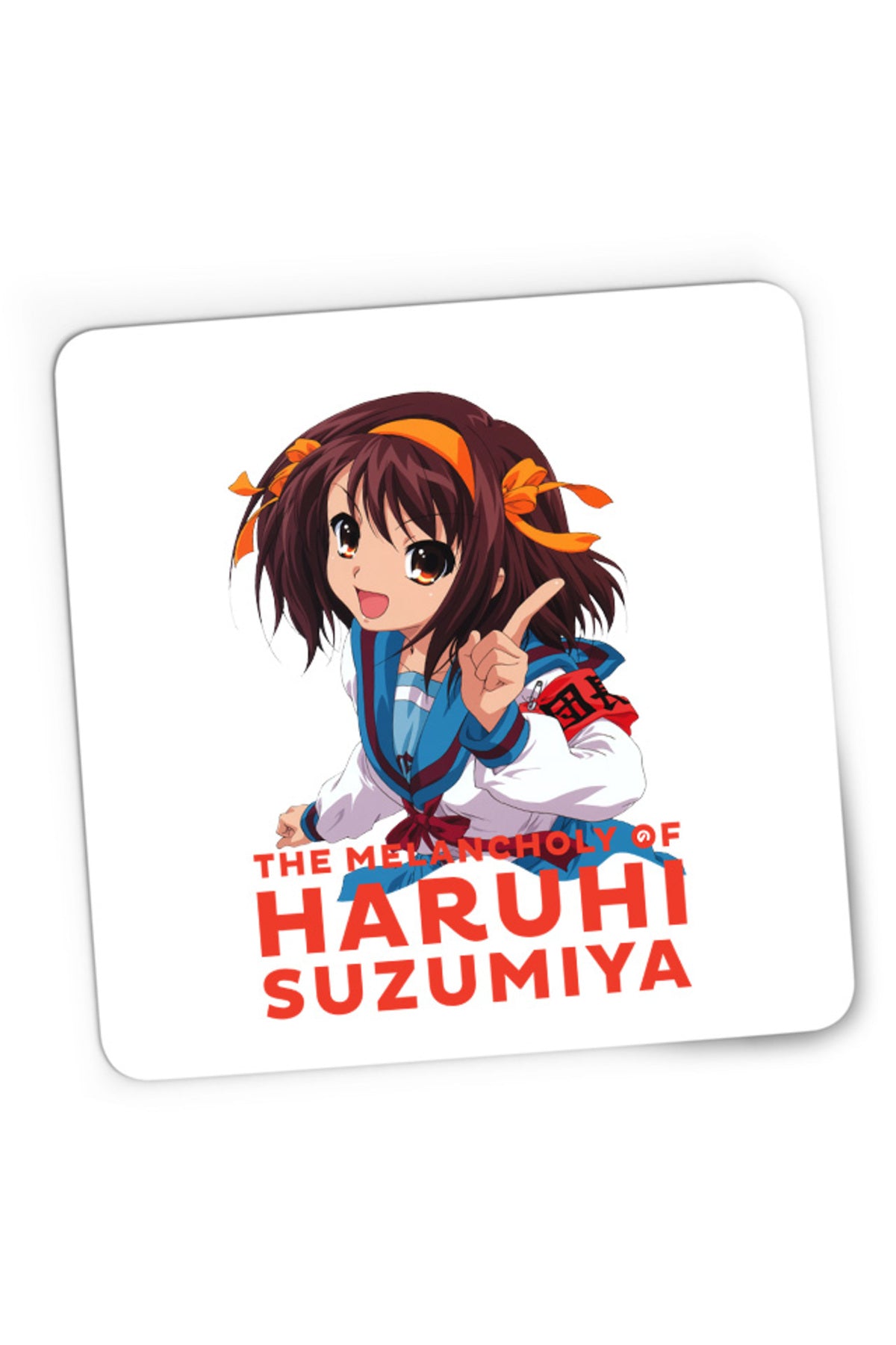Mousepad Gaming Haruhi Suzumiya SOS Club President Sci-fi Anime Otaku, 21x19 cm