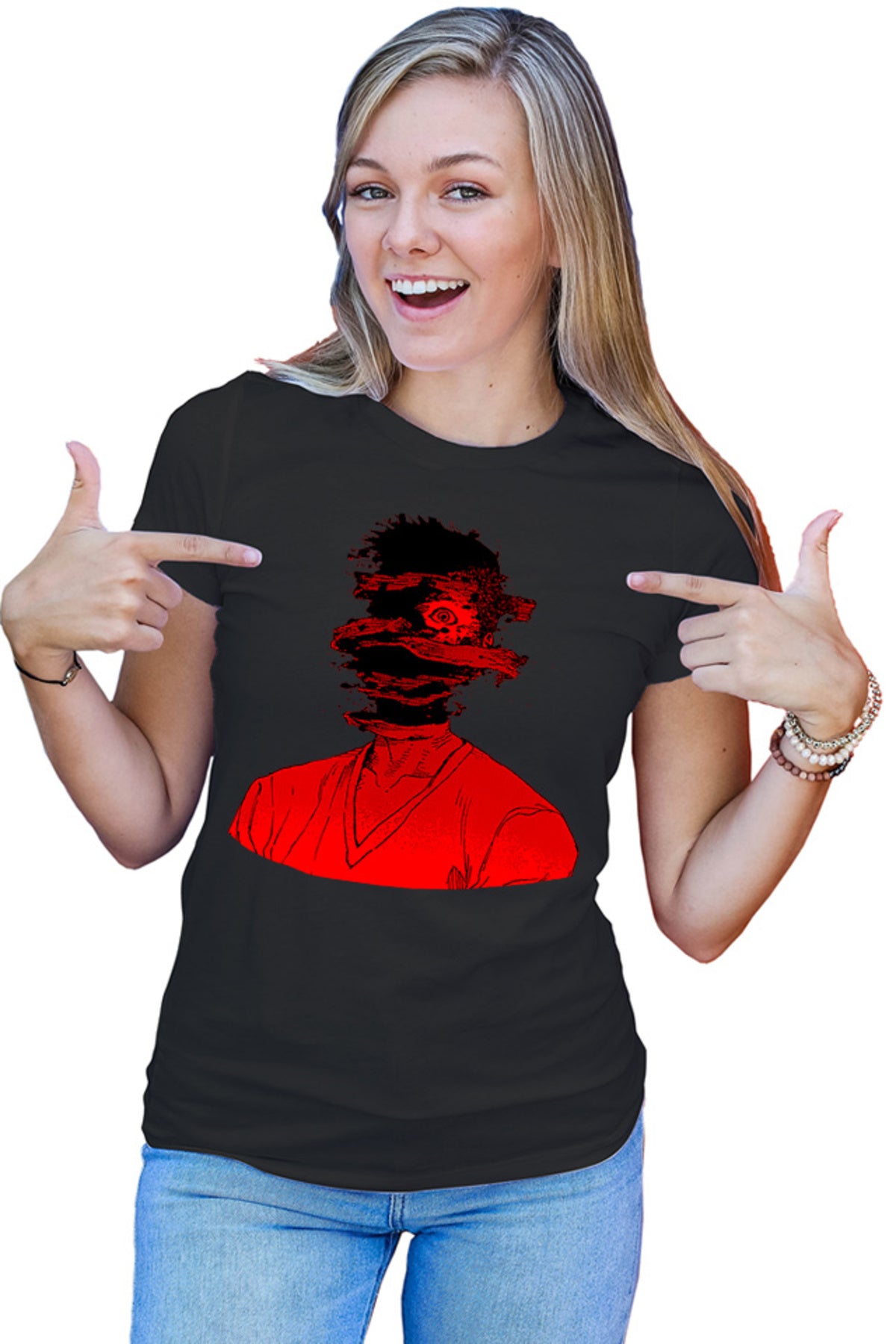 Tricou dama Ajin Transformation Kei Self Horror Anime Otaku
