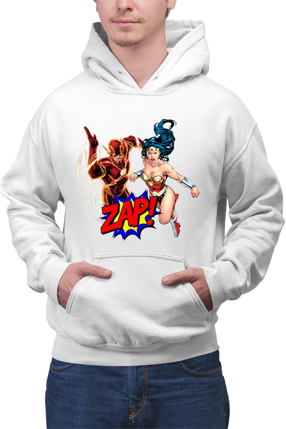 Hanorac barbati The Flash Wonder Woman Girl Power