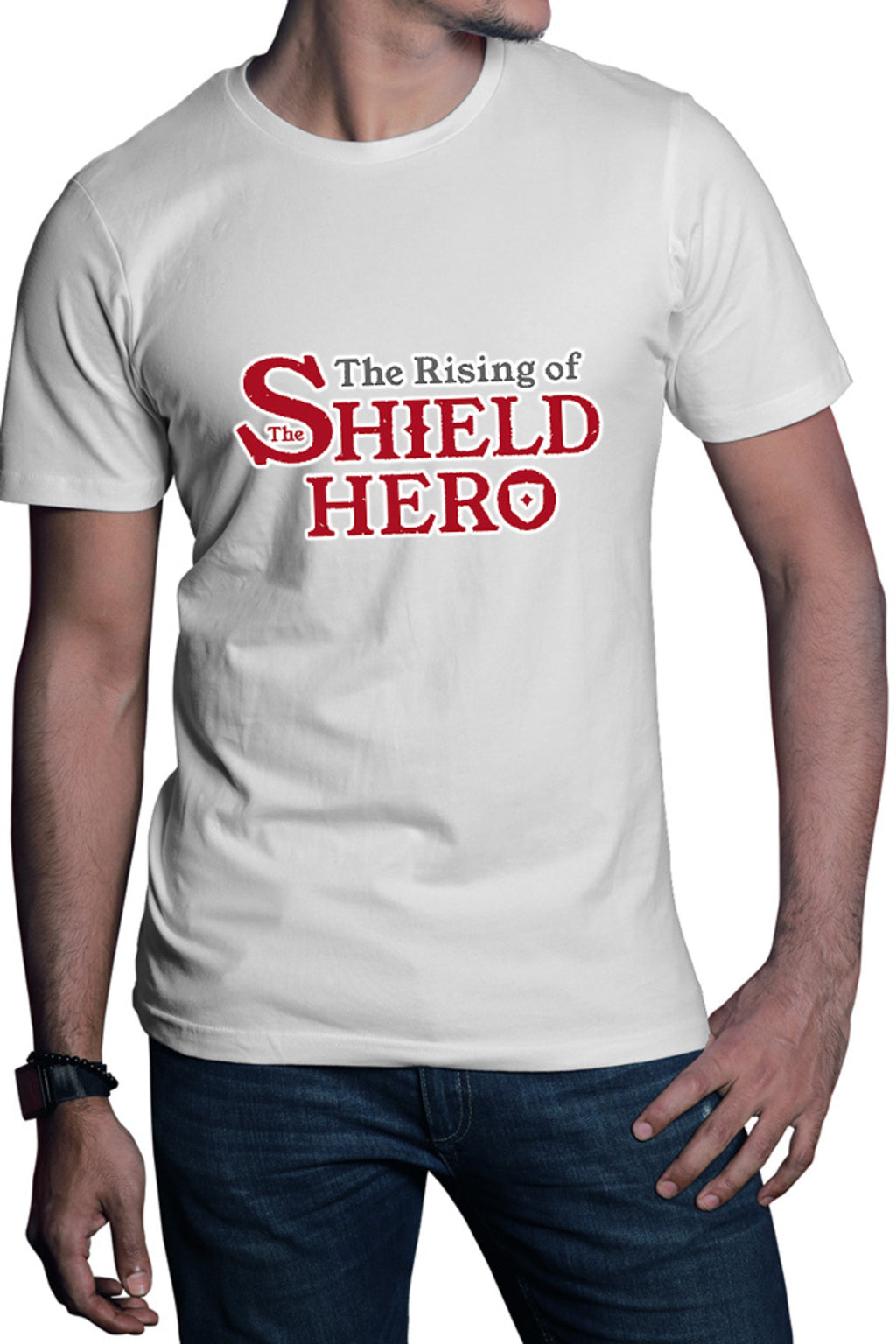 Tricou barbati Rising of the Shield Hero Logo Isekai Anime Weeb