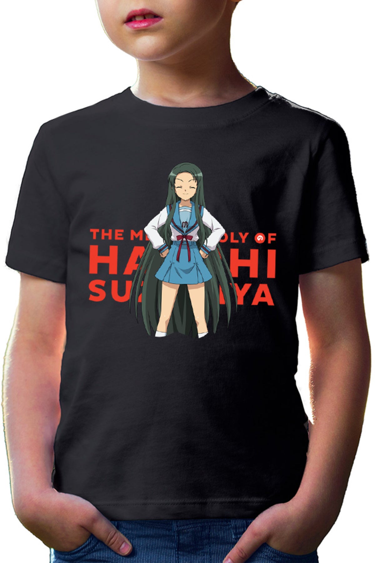 Tricou copii Haruhi Suzumiya Tsuruya Light Novel Slice of Life Duplo