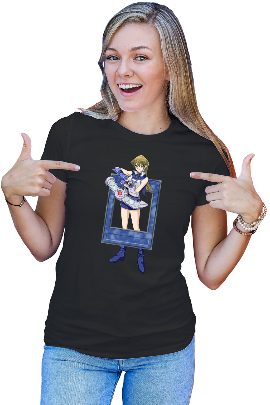 Tricou dama Yu Gi Oh Alexis Rhodes Anime Girl Manga Player