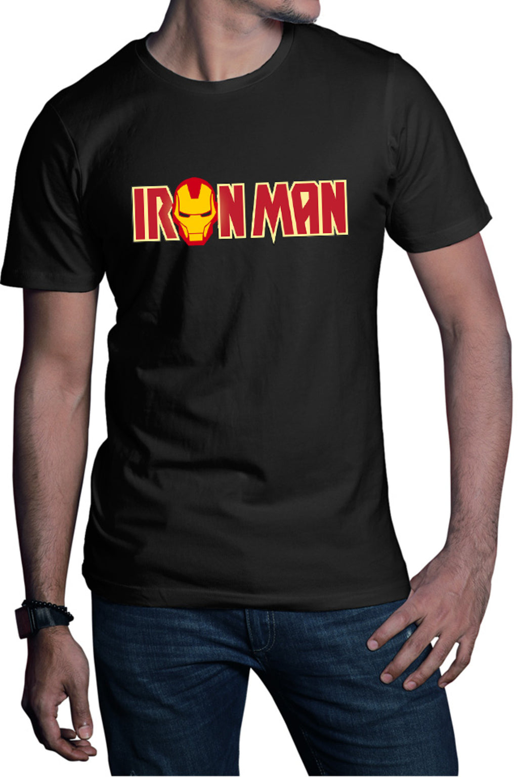 Tricou barbati Ironman Logo Head Strong DC