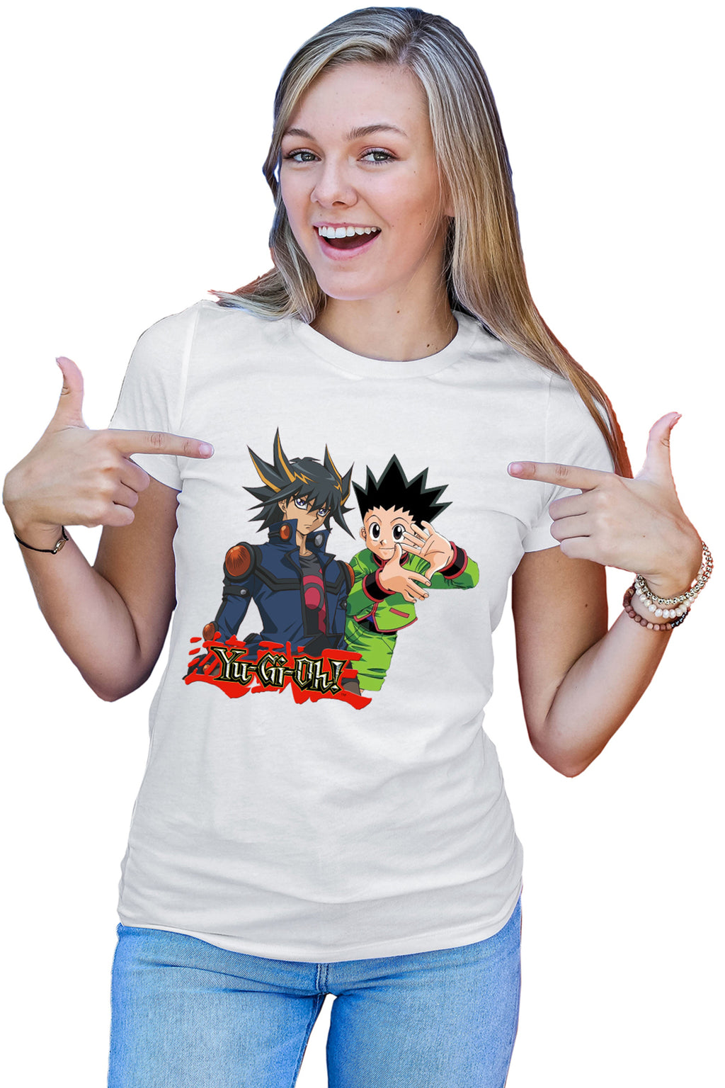 Tricou dama Yu Gi Oh Yusei Fudo Hunter x Hunter Duel Game