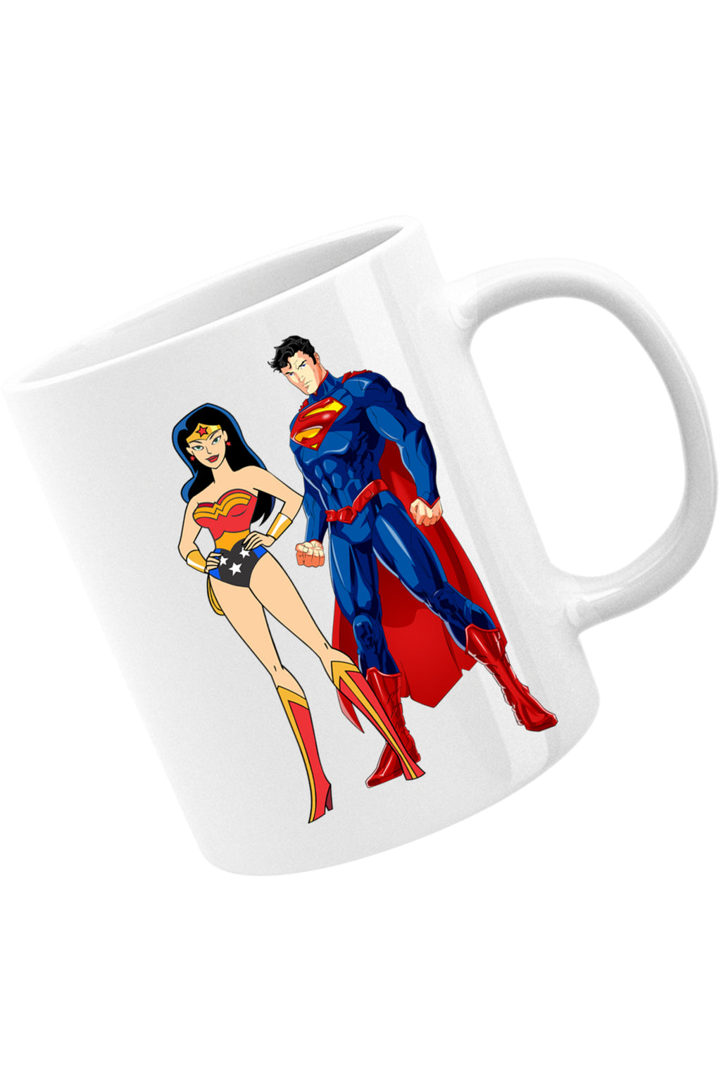 Cana Superman Wonder Woman Superwoman Girl Power, alba, 330 ml