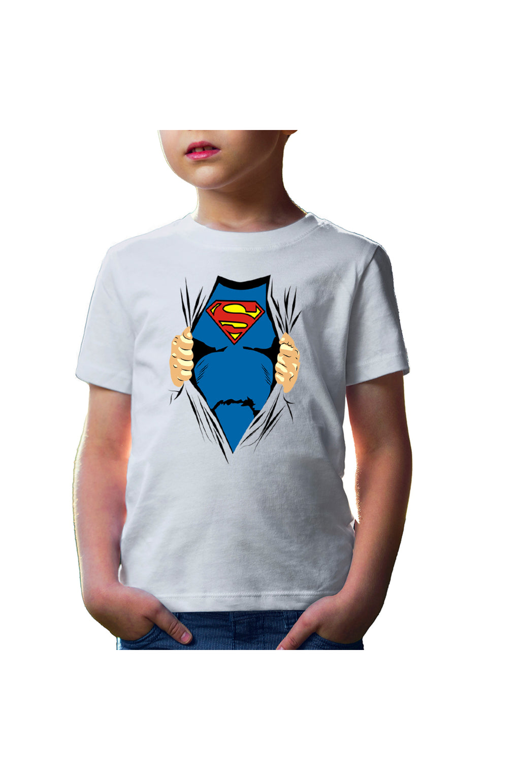 Tricou copii Superman Clark Kent Pop Hero Men of Steel