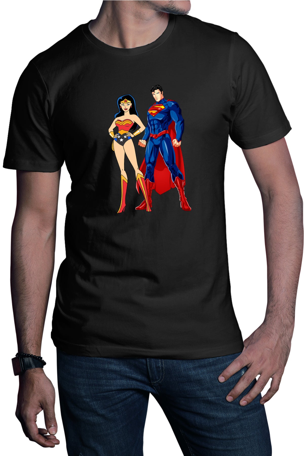 Tricou barbati Superman Wonder Woman Superwoman Girl Power