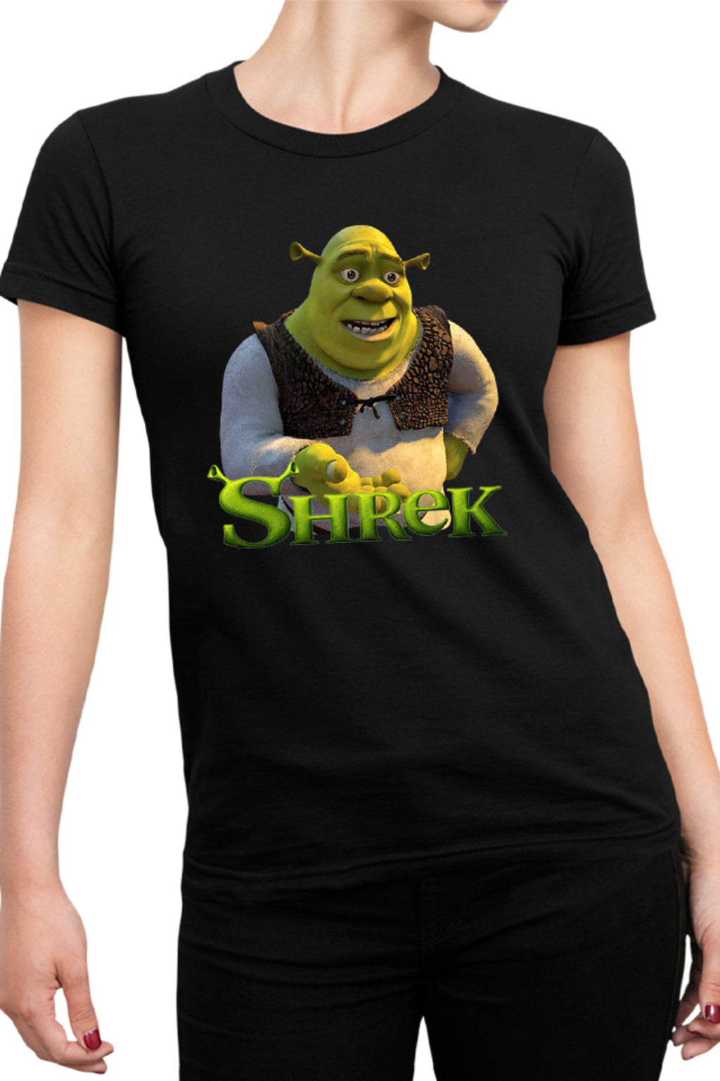 Tricou dama Shrek Logo Monster Orc Medieval