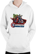 Hanorac copii Captain America Hulk Iron Man Catgirl Marvel DC Comics