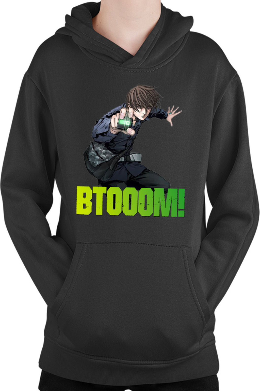 Hanorac copii Btooom! Sakamoto Ryouta Student Trick Anime Action Gore