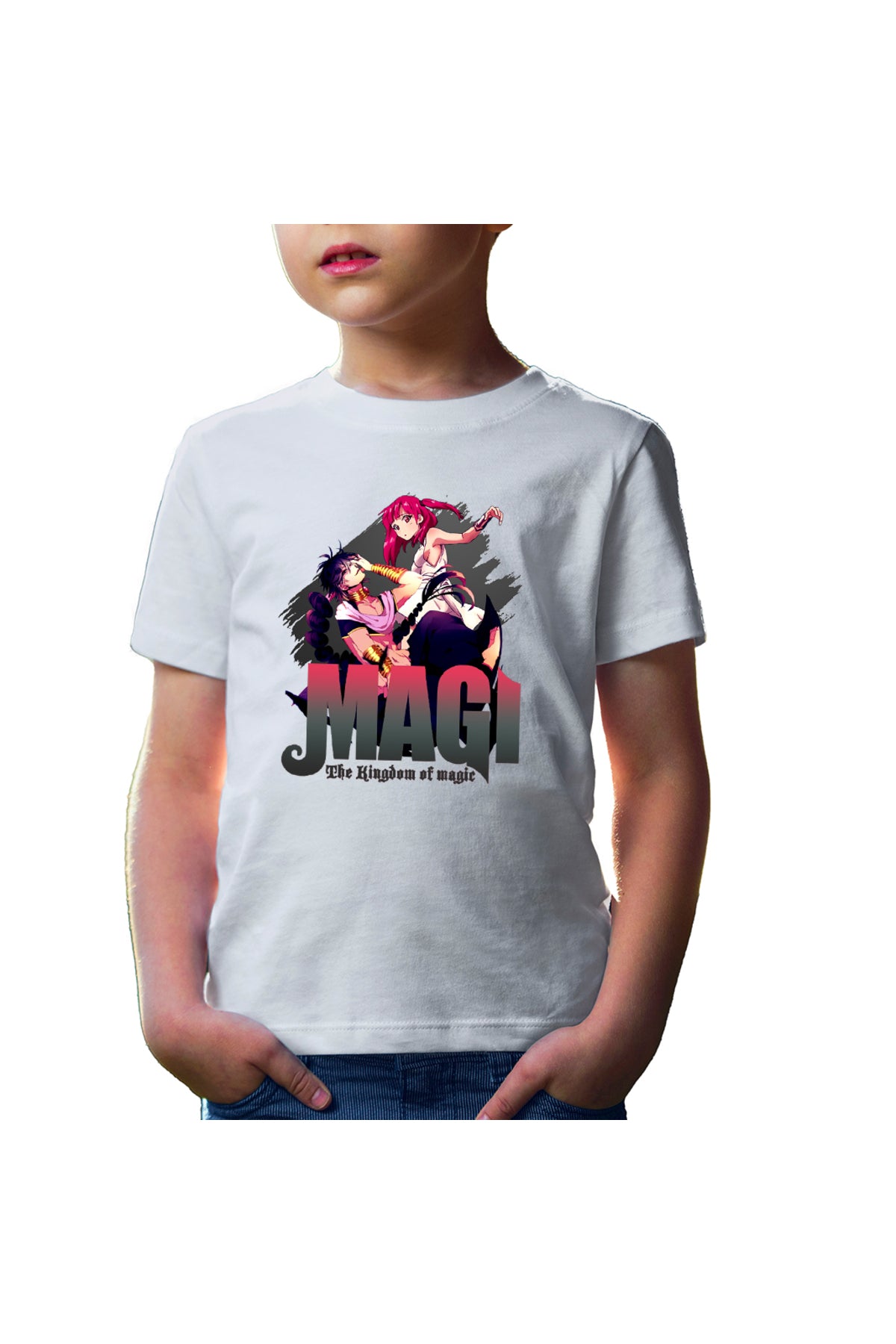Tricou copii Magi The Labyrinth of Magic Morgiana Judar Black Cromatics