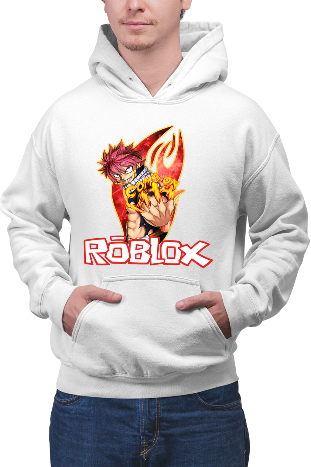 Hanorac barbati Fairy Tail Natsu Roblox Studio Creator
